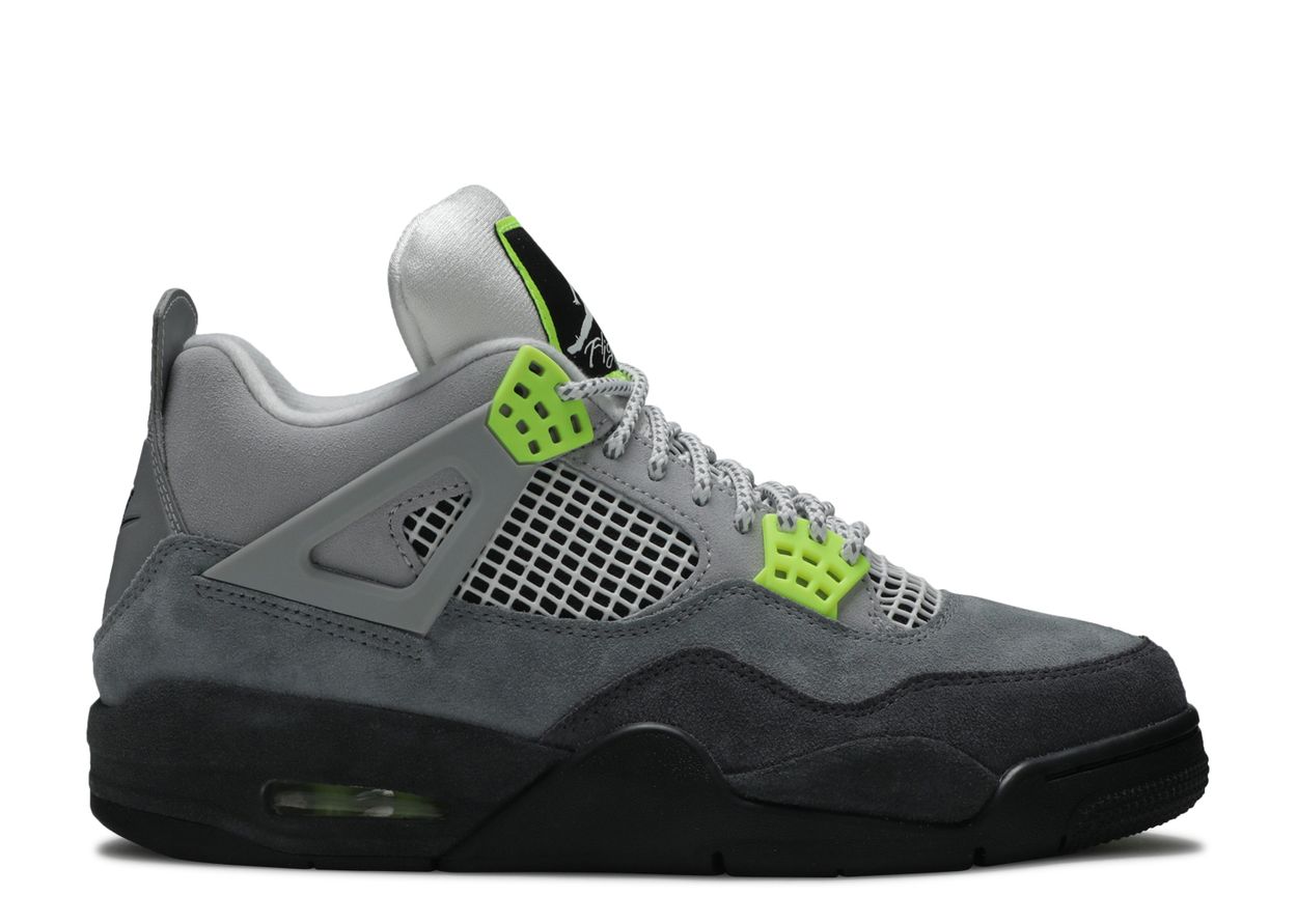 jordan 4 retro neon green
