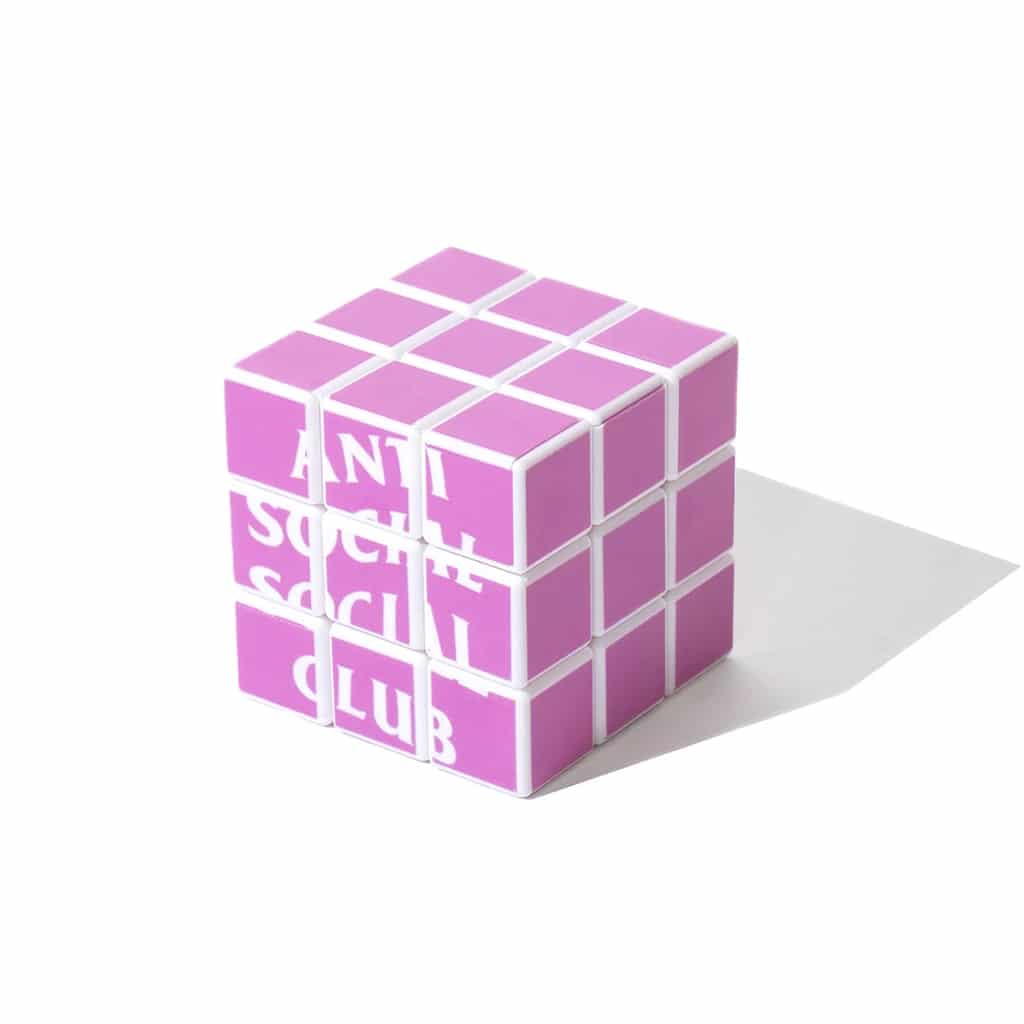 Anti Social Social Club Rubik's Cube Pink