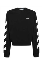 Load image into Gallery viewer, Off-White Diagonal Helvetica Crewneck Black
