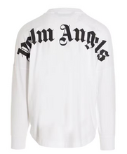 Load image into Gallery viewer, Palm Angels Logo Shoulder Long Sleeve White
