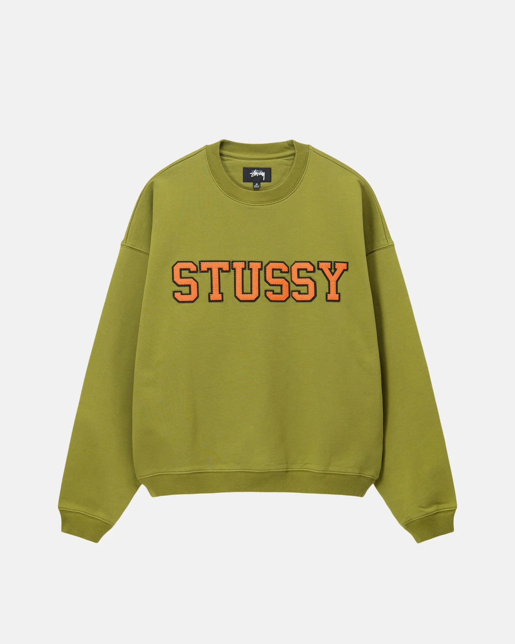 Stussy Relaxed Oversized Crew - Green