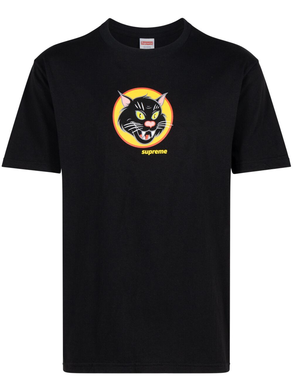 Supreme Black Cat Tee Black