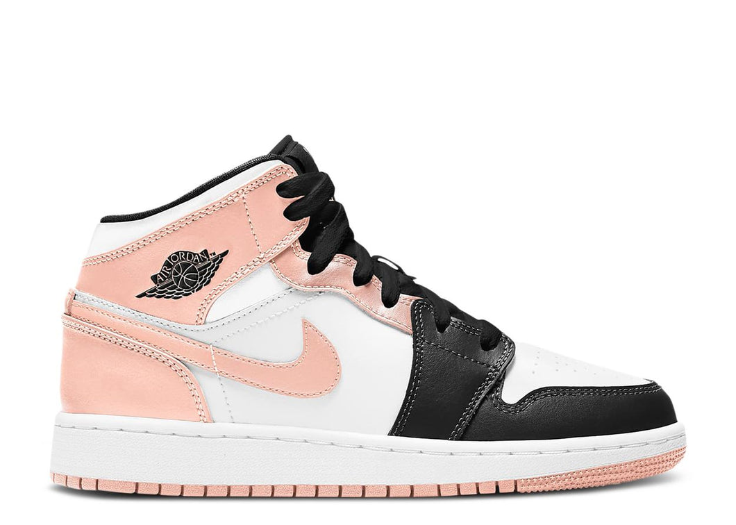 Jordan 1 Mid Arctic Orange Black Toe