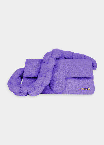 Jacquemus Le Bambino Grand Shearling Purple