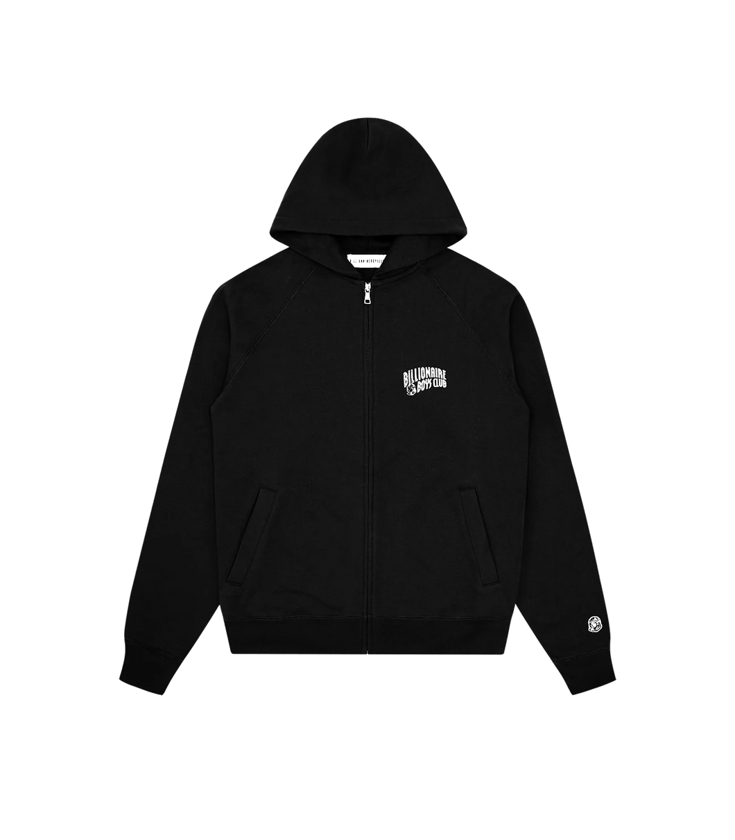 Billionaire Boys Club Small Arch Logo Zip Through Hood - Black