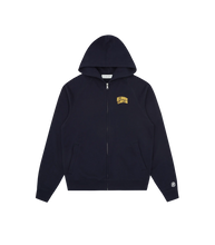 Load image into Gallery viewer, Billionaire Boys Club Small Arch Logo Zip Through Hood - Navy
