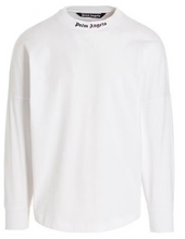 Load image into Gallery viewer, Palm Angels Logo Shoulder Long Sleeve White
