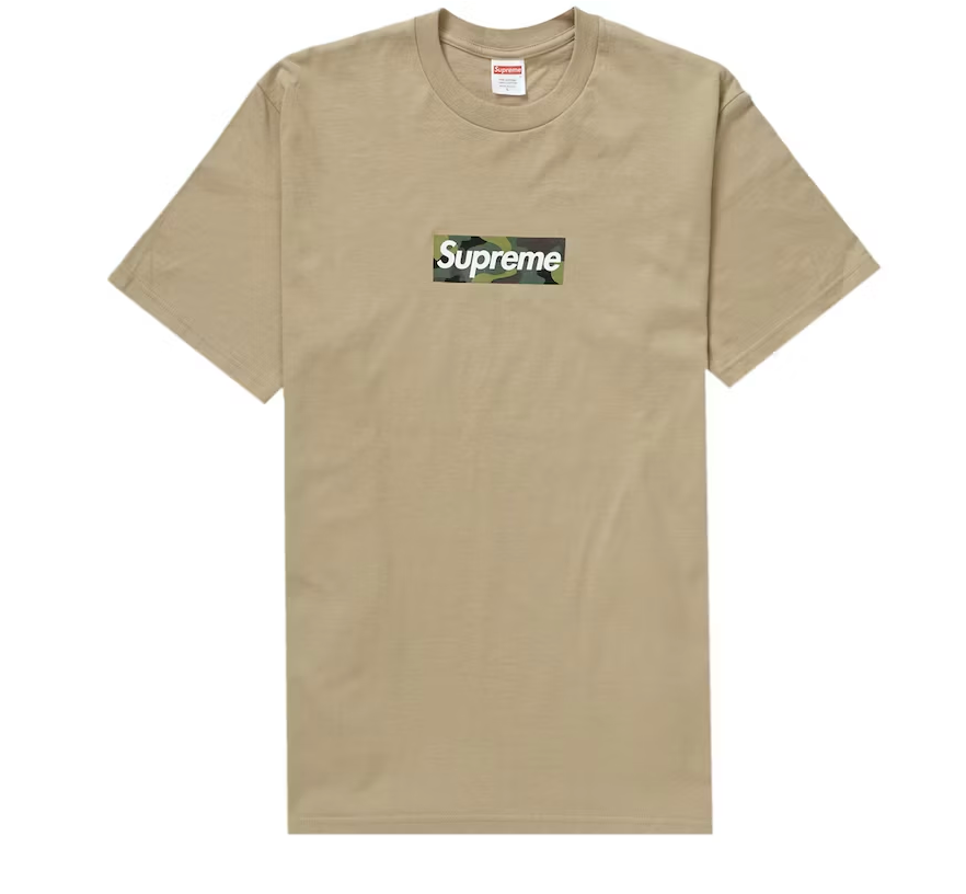 Supreme Box Logo Tee (FW23) Khaki