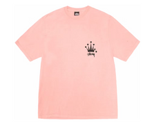 Load image into Gallery viewer, Stussy Regal Crown Pigment Dyed T-shirt Coral
