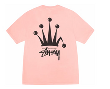 Load image into Gallery viewer, Stussy Regal Crown Pigment Dyed T-shirt Coral
