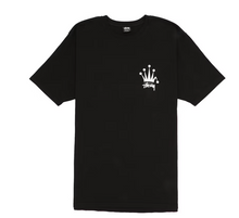 Load image into Gallery viewer, Stussy Regal Crown Pigment Dyed T-shirt Black

