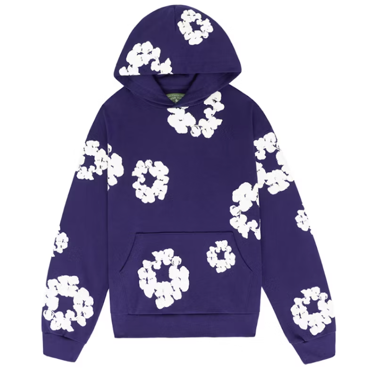 Denim Tears The Cotton Wreath Sweatshirt Purple