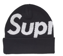 Load image into Gallery viewer, Supreme Big Logo Beanie (FW24) Black
