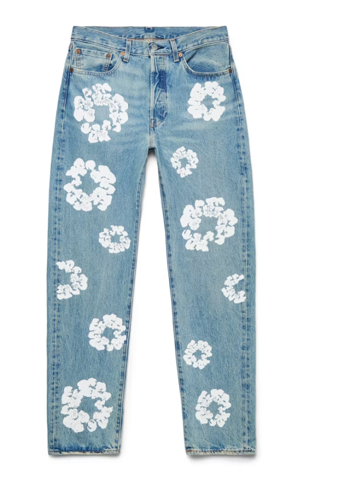 Denim Tears x Levi's Cotton Wreath Jean Light Wash