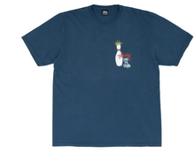 Load image into Gallery viewer, Stussy Kingpin Pigment Dyed T-shirt Navy
