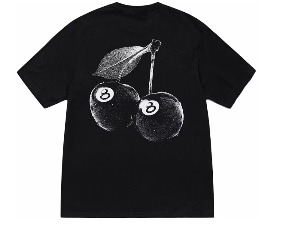 Stussy Cherries Tee Black