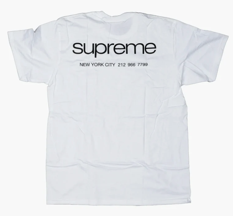 Supreme NYC Tee White