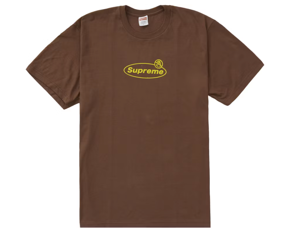 Supreme Warning Tee Brown