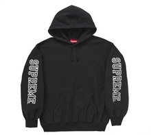 Load image into Gallery viewer, Supreme Collegiate Sleeve Hooded Sweatshirt Black
