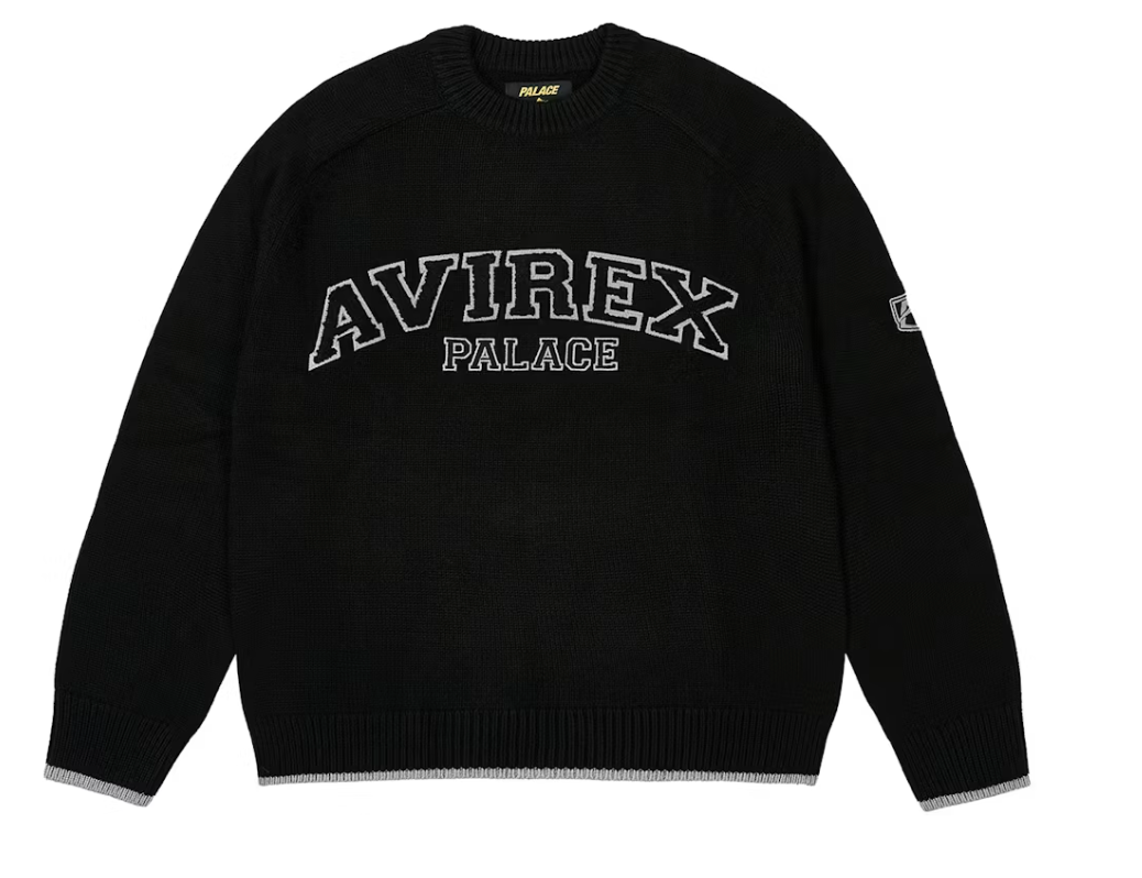 Palace Avirex Knit Black