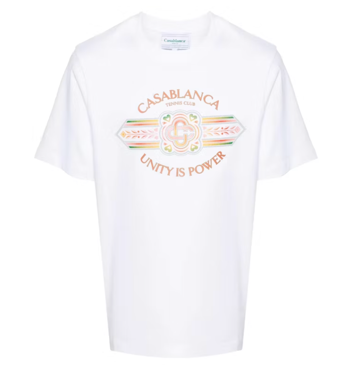 Casablanca Unity Is Power T-shirt White/Multicolor