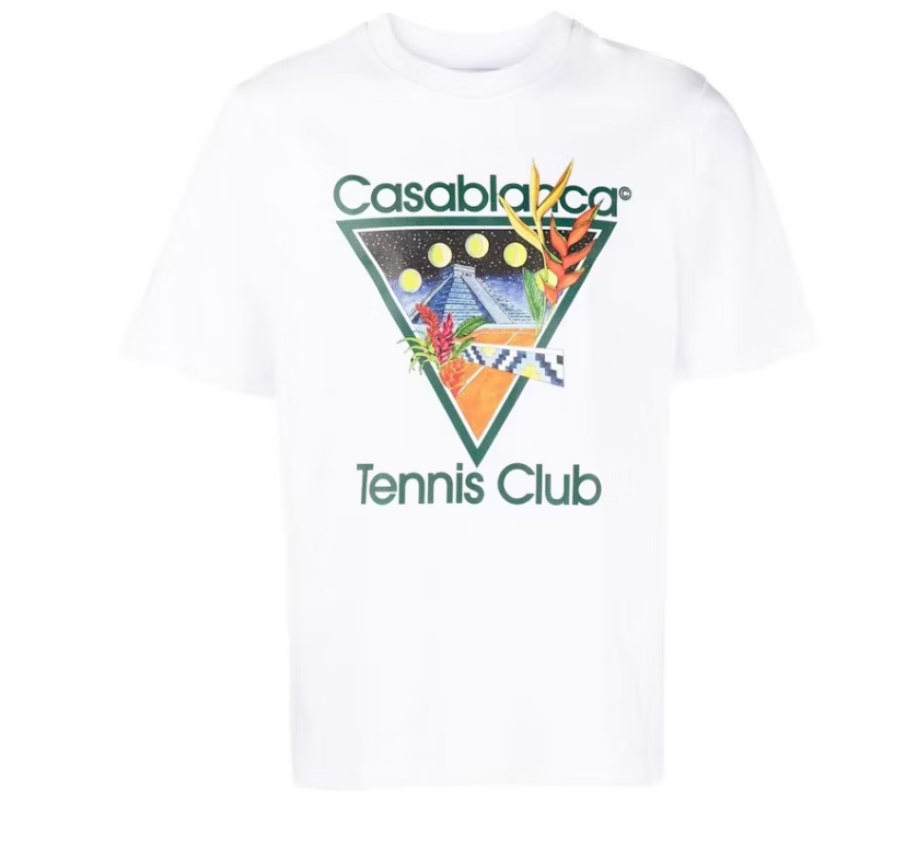 Casablanca Tennis Club Icon T-shirt White/Multi