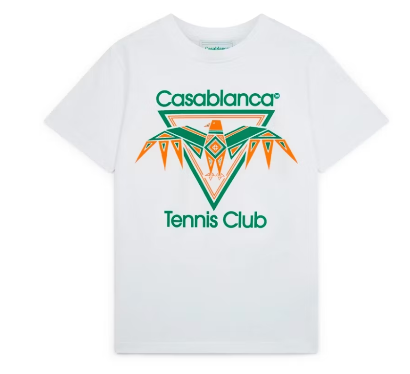 Casablanca Playful Eagle T-Shirt White