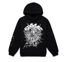 Load image into Gallery viewer, Sp5der OG Web Hoodie Black
