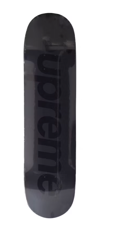 Supreme Tonal Box Logo Skateboard Deck Black