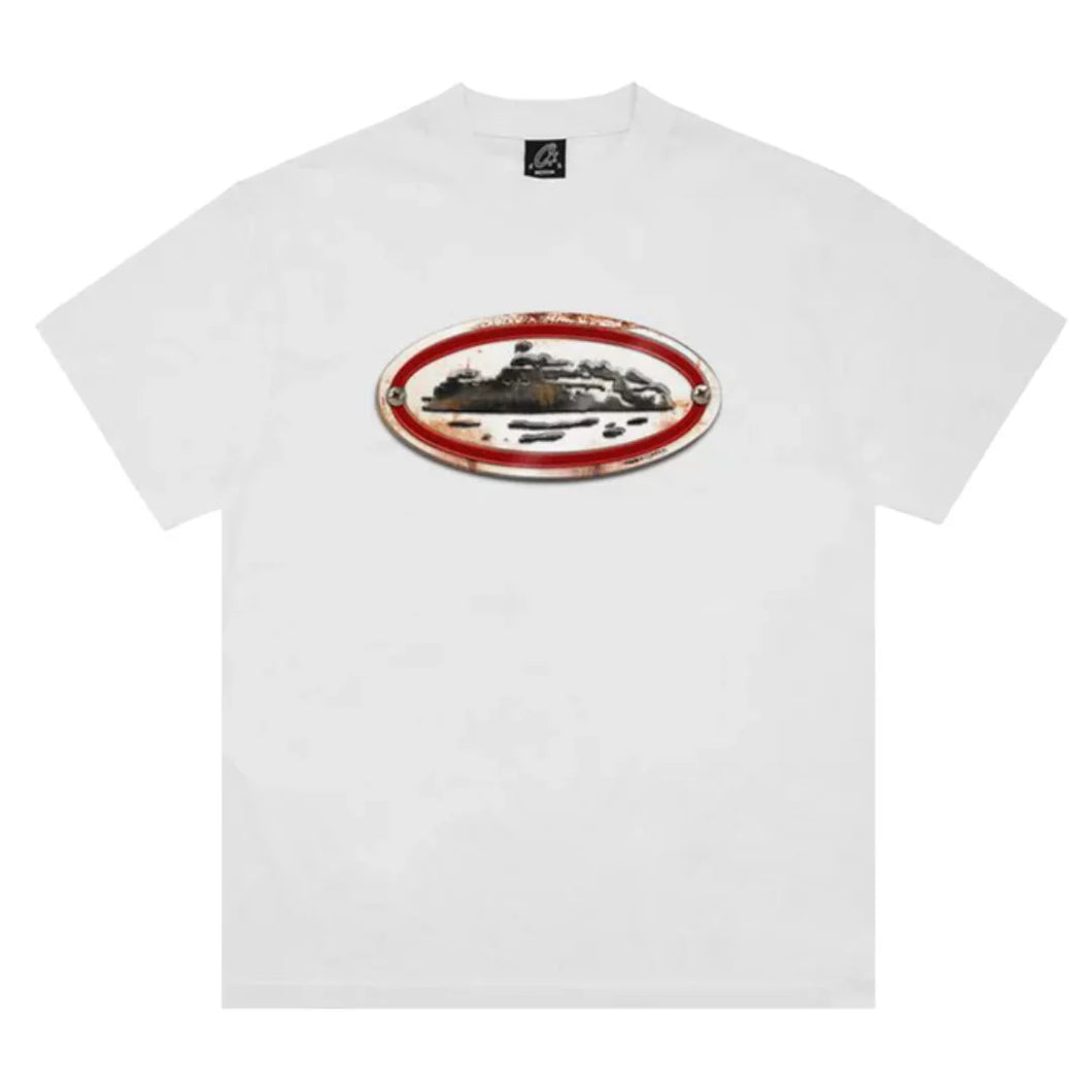 Corteiz Rusty Alcatraz Tee White