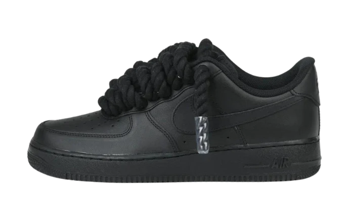 Air force 1 Triple Black Rope Laces Dropdayz
