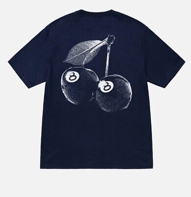 Stussy Cherries Tee Navy