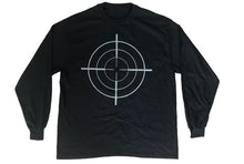 Load image into Gallery viewer, Kanye West Bullseye DONDA Chicago Listening Event L/S T-shirt Black
